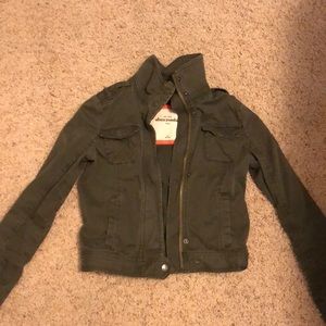 Abercrombie & Fitch kids army green jacket
